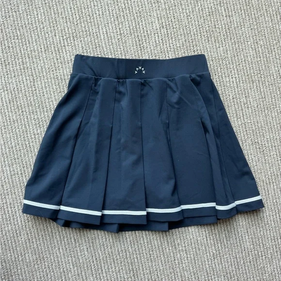 Classic Navy Pleated Skirt